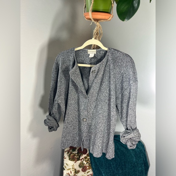 Grey Coldwater Creek Slouchy Cardigan - Picture 1 of 8